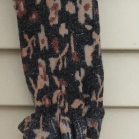 Zara sheer floral shimmering size small sweater high neck - Picture 2 of 6